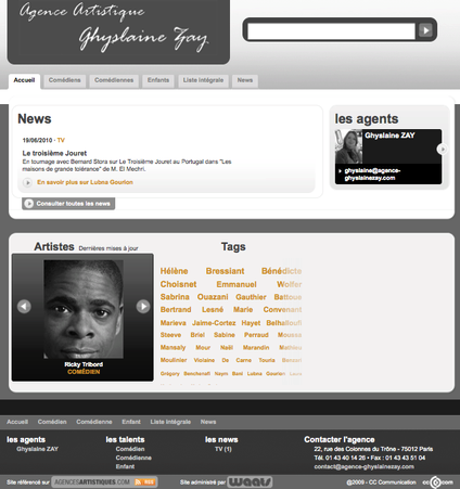 Nouveau site de l'agence Zay